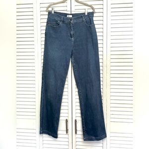 Christopher‎ & Banks high waisted wide leg jeans, women’s size 12